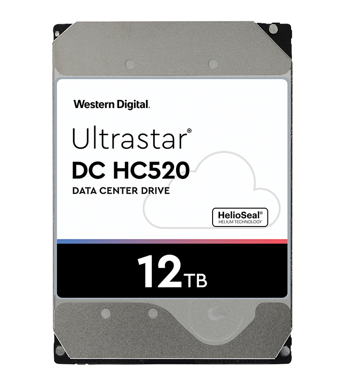 Ổ Cứng HDD WD Ultrastar HC520 256MB 7200RPM 3.5inch SATA 6Gbps - 12TB