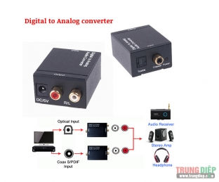 Bộ chuyển đổi optical sang av Audio Converter
