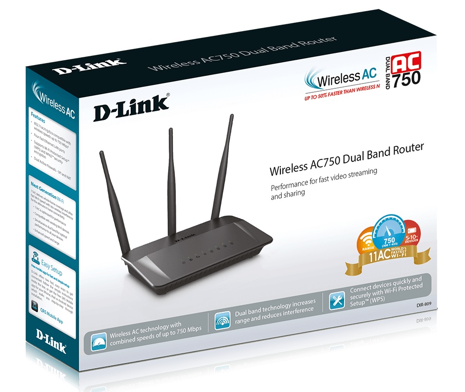 Router wifi D-Link DIR - 809