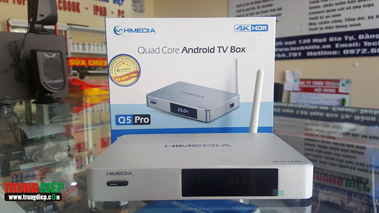 HIMEDIA Q5 PRO - chiếc Android TV Box kiêm đầu phát HD thương hiệu HiMedia 